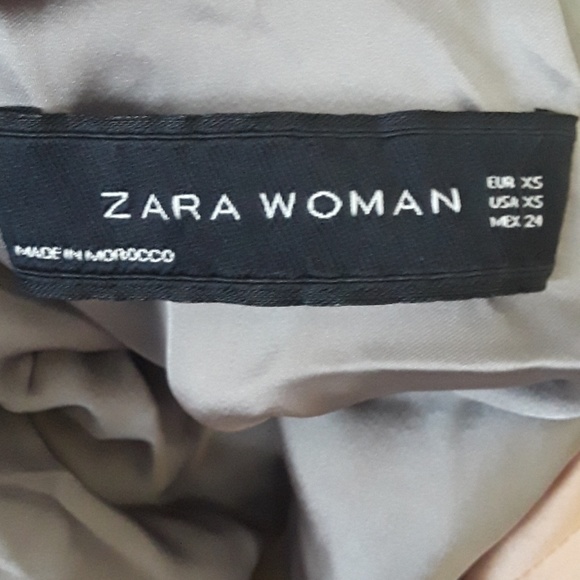 Zara Woman blush pink and gray bomber jacket xs - Picture 7 of 8